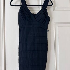 Ruby Rox Black Layered Mini Dress